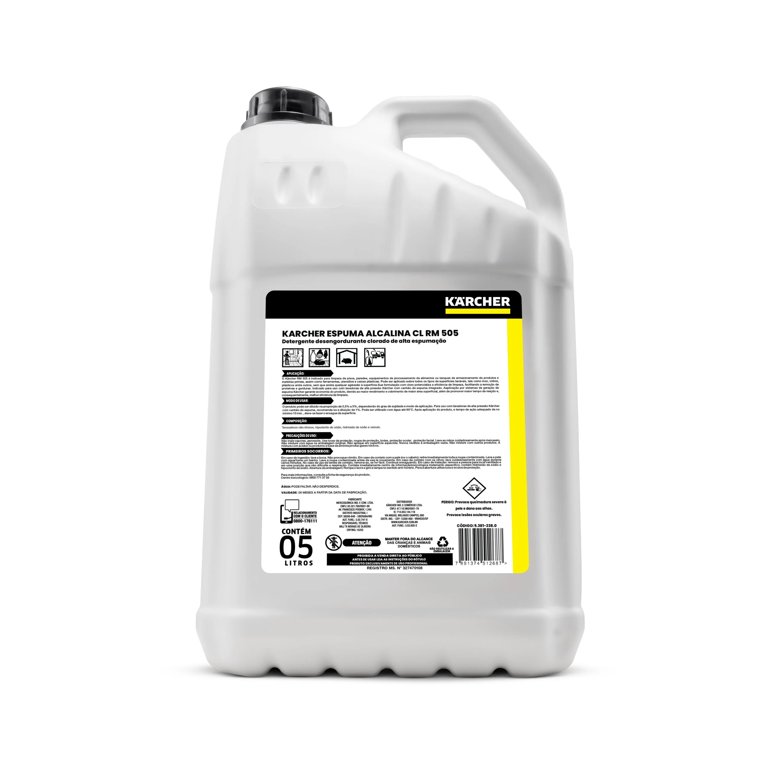 Espuma Alcalina CL RM 505 (500ML – 20L)